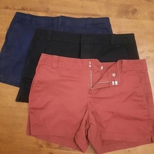 (3)New York & Company Chino Shorts